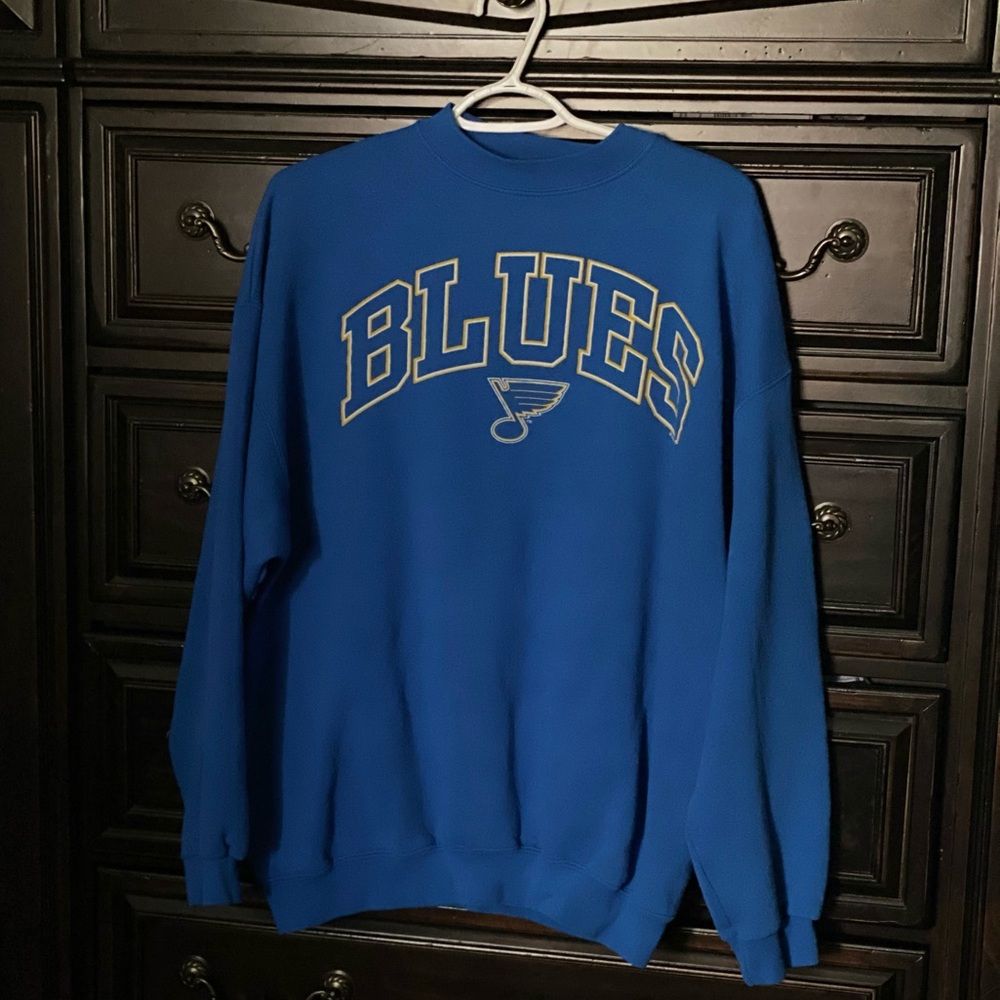 VINTAGE Blues Sweater XL